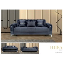 Divan Stil Mebel Elitra, 215x82x80 sm, göy