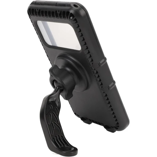 Держатель для телефона на руль велосипеда acrunu_teltut, пластик, черный