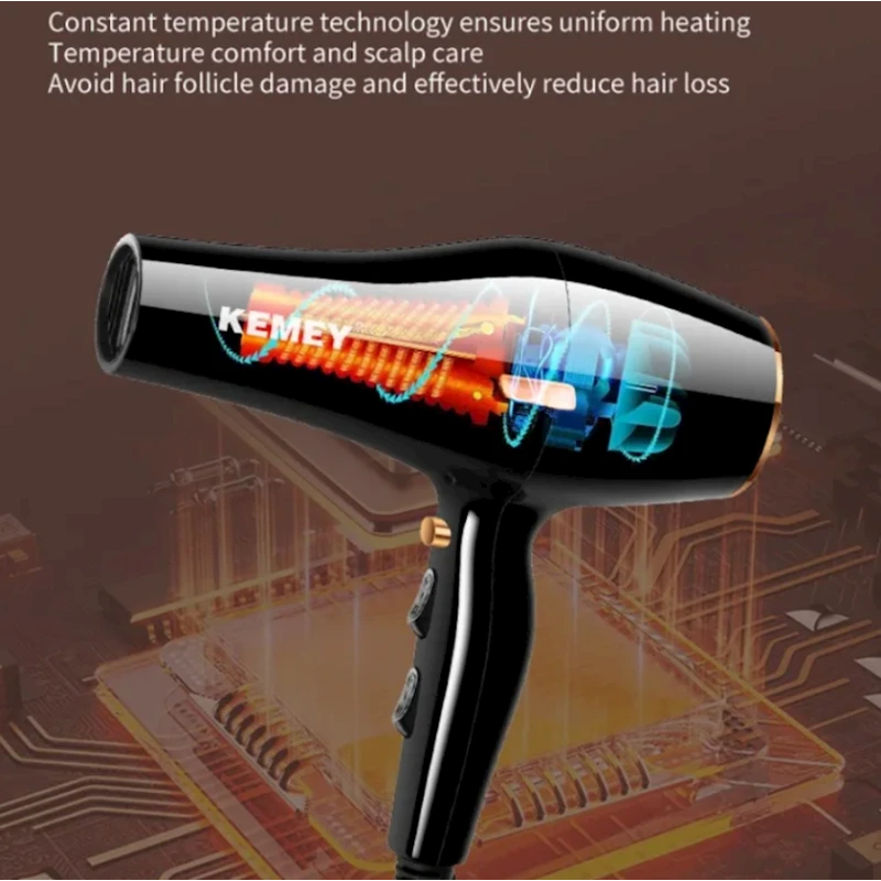 Фен Kemei KM-9834 Фен Kemei KM-9834