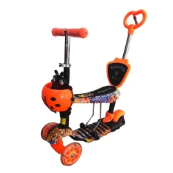 Детский самокат FZ 0336PSС, 2+ лет, оранжевый Детский самокат FZ 0336PSС, 2+ лет, оранжевый