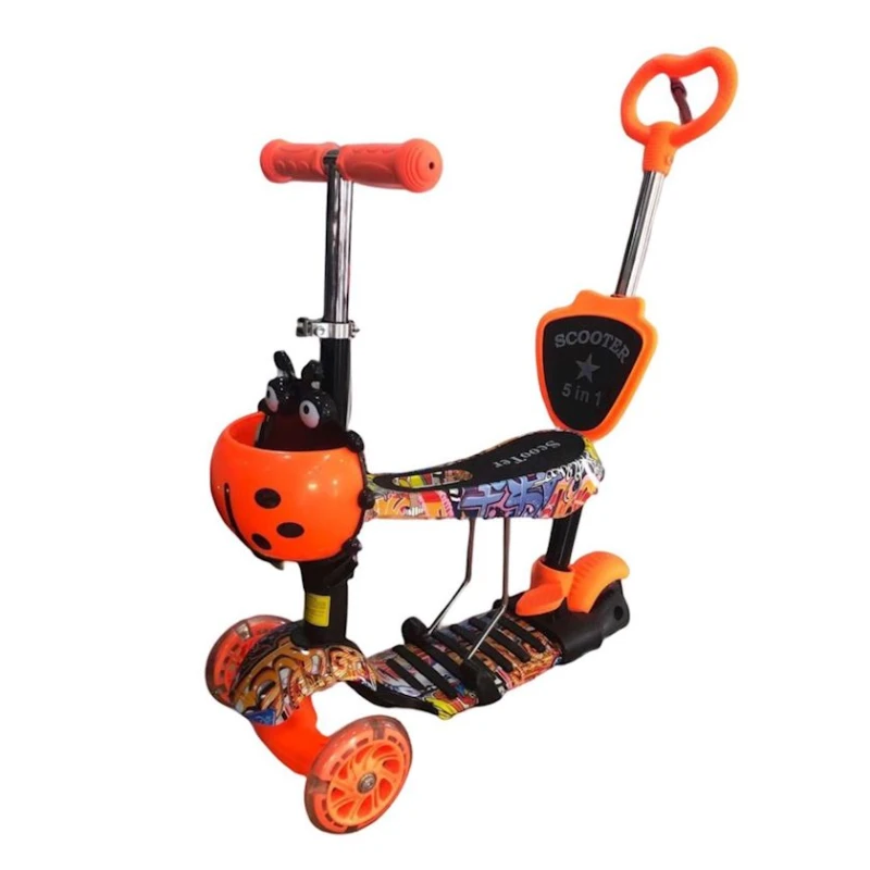 Детский самокат FZ 0336PSС, 2+ лет, оранжевый Детский самокат FZ 0336PSС, 2+ лет, оранжевый