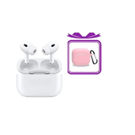 Qulaqlıq Pro 2 White + Protective Case Pink Hədiyyə