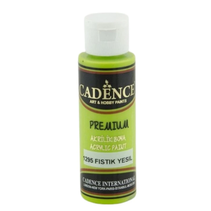 Декоративная акриловая краска Cadence Premium Acrylic Paint 1295 Pistachio Green, 70 мл Декоративная акриловая краска Cadence Premium Acrylic Paint 1295 Pistachio Green, 70 мл