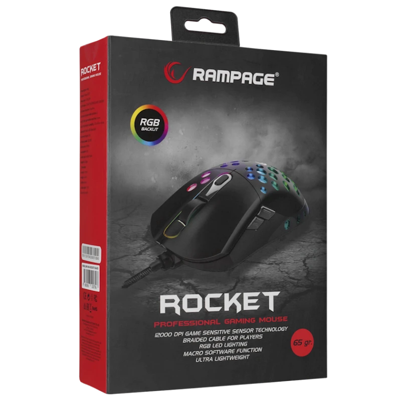 Мышь Rampage Rocket SMX R66 (34831) Мышь Rampage Rocket SMX R66 (34831)