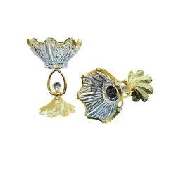 Варенница Gallery Home GLR-083, прозрачная/золотистая, 12 см, 1 шт Варенница Gallery Home GLR-083, прозрачная/золотистая, 12 см, 1 шт