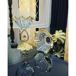 Варенница Gallery Home GLR-083, прозрачная/золотистая, 12 см, 1 шт Варенница Gallery Home GLR-083, прозрачная/золотистая, 12 см, 1 шт