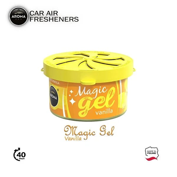 Ароматизатор для автомобиля Aroma Car Magic Gel Vanilla, 55 г