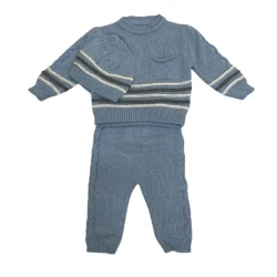 Körpələr üçün hədiyyə dəsti Hebbo Triko AD105, 9-12 ay, 3 əd, mavi