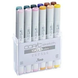 Набор маркеров Copic Sketch, Ex-2, 12шт