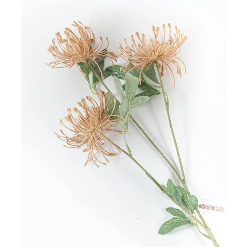 Искусственный цветок Hom-me 102947 Хризантема, 72 см, коричневый