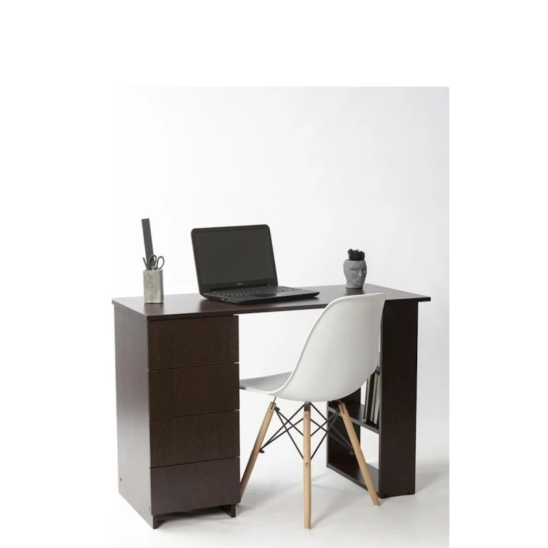 Письменный стол Letta, коричневый, ЛДСП, 110х50х75 см Письменный стол Letta, коричневый, ЛДСП, 110х50х75 см