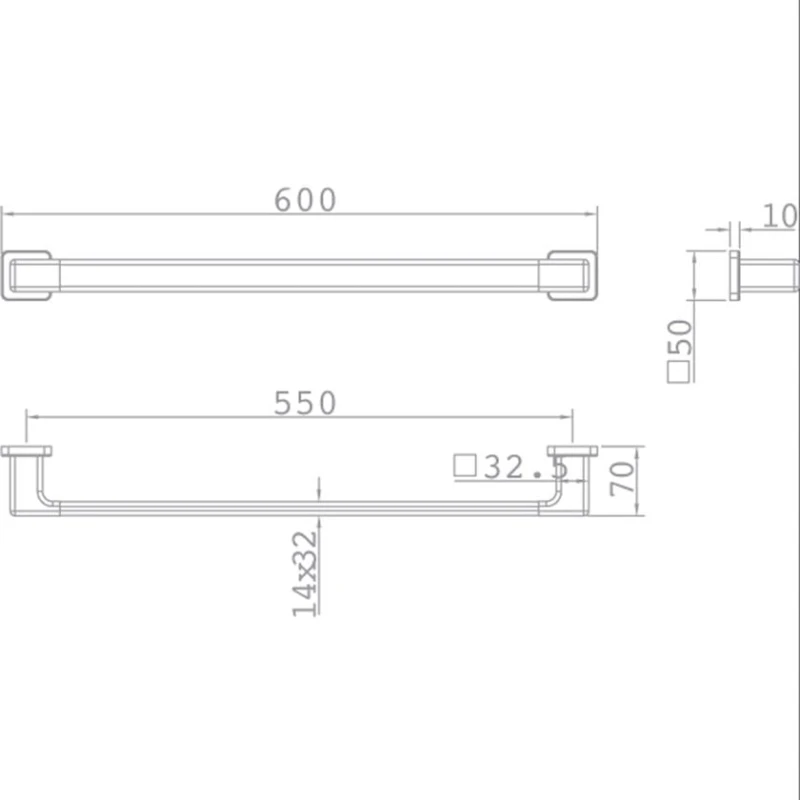 Держатель для полотенец Teka Formentera 17076020G2, золотистый Держатель для полотенец Teka Formentera 17076020G2, золотистый