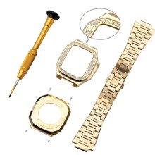 Qayış və çexol SW680 Apple Watch Ultra 41mm üçün Gold