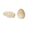 Деревянная заготовка из липы Магнит 1/2 Яйца, 40 мм