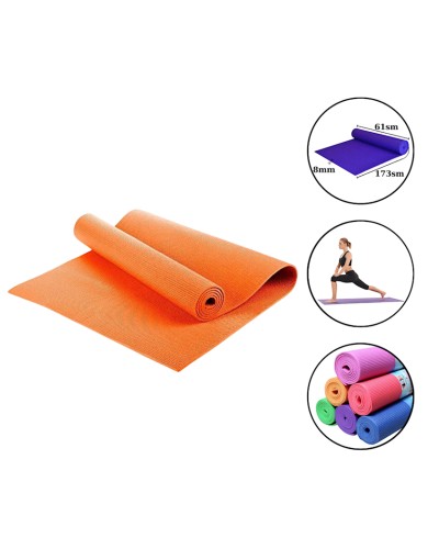 Yoqa üçün mat Yoga mat 1065/1, narıncı