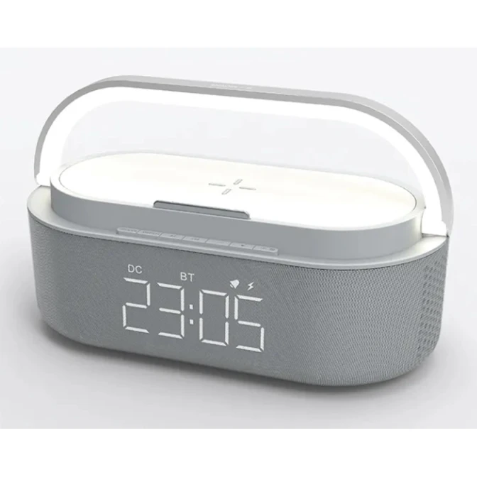 Настольные часы KP-629, дерево, серый, 22.1x8.3x11.5 см Настольные часы KP-629, дерево, серый, 22.1x8.3x11.5 см