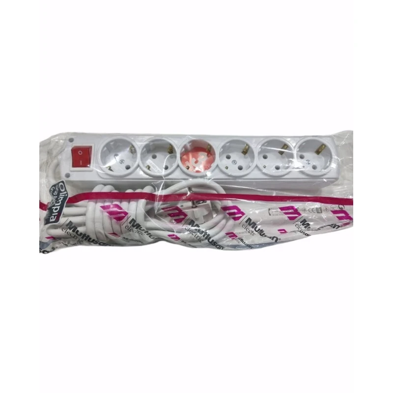 Uzatma kabeli Olimpia OL3G6I 3 m, 6-rozetkalı