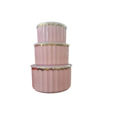 Набор контейнеров для хранения продуктов MagiDeal SE139, розовый