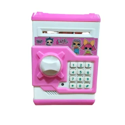 Детская копилка-сейф с кодом, для девочек, товар в ассортименте