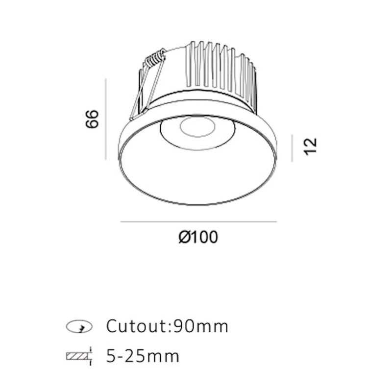 Спот Lustore JUMBO OWI WT, белый Спот Lustore JUMBO OWI WT, белый