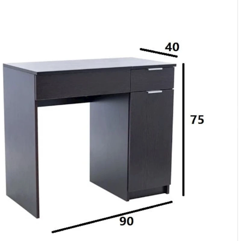 Kosmetika masası 3563_M2StolMirVen Venge, LDSP, 75x40x90 sm