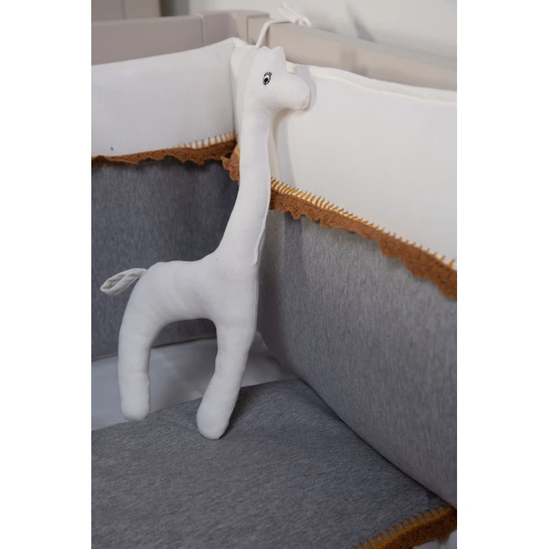 Мягкая игрушка Childhome Baby Giraffe Jersey белый 35 см Мягкая игрушка Childhome Baby Giraffe Jersey белый 35 см