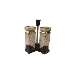 Набор емкостей для хранения специй MagiDeal SE130, белый/золотистый