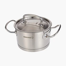 Кастрюля Korkmaz Proline A1160, 16x10 см, 2 л, Серебристый