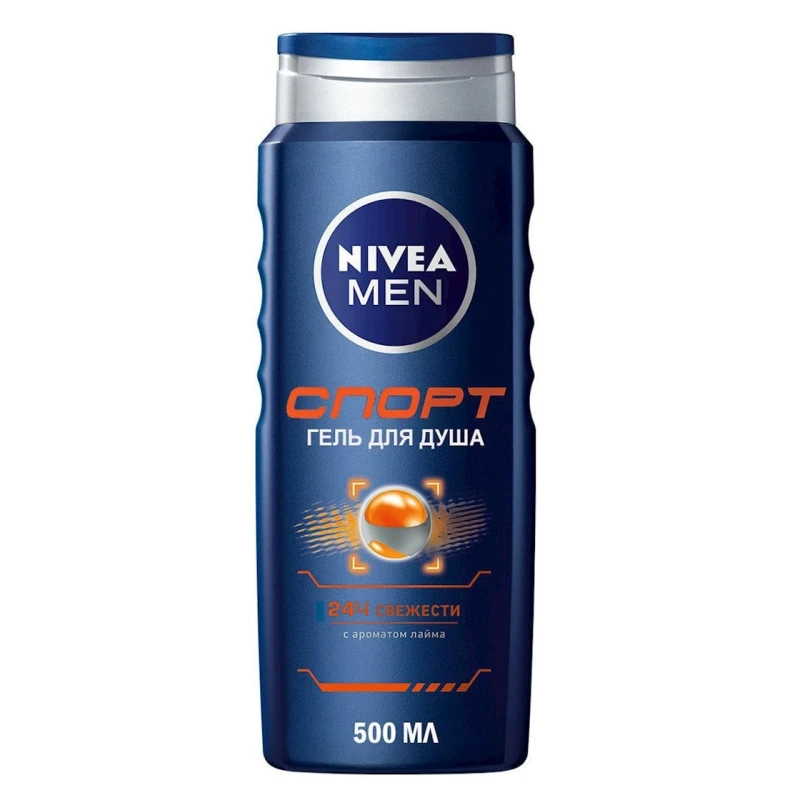Гель для душа Nivea Men Спорт с ароматом лайма, 500 мл Гель для душа Nivea Men Спорт с ароматом лайма, 500 мл