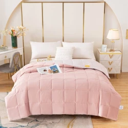 Одеяло Maison Dor, 160x220 см, односпальный, бамбуковое волокно, розовый