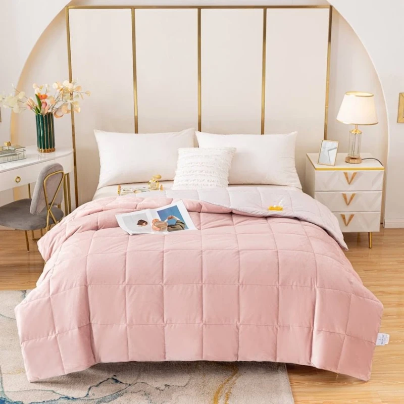 Одеяло Maison Dor, 160x220 см, односпальный, бамбуковое волокно, розовый Одеяло Maison Dor, 160x220 см, односпальный, бамбуковое волокно, розовый