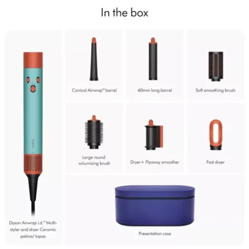 Мультистайлер Dyson HS08 Airwrap i.d. Straight+Wavy Ceramic Patina/Topaz Мультистайлер Dyson HS08 Airwrap i.d. Straight+Wavy Ceramic Patina/Topaz