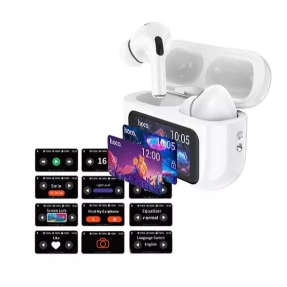 AirPods TELEDOCTOR-EW72 ANC цветной сенсорный ЖК-экран белый AirPods TELEDOCTOR-EW72 ANC цветной сенсорный ЖК-экран белый