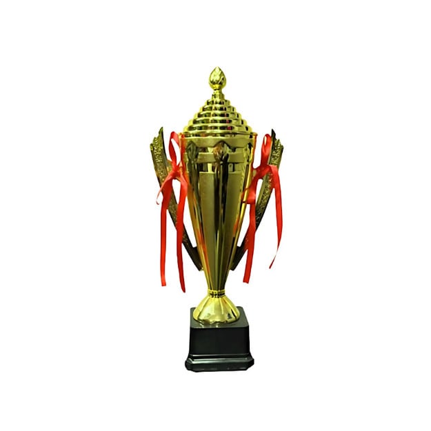 Футбольный кубок Gymnic 020048, пластик, золотистый, 31 см