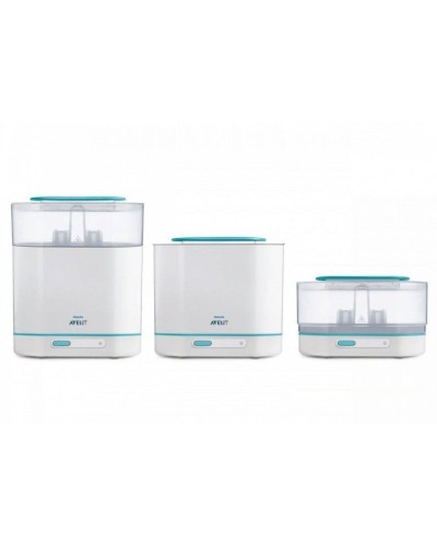 Buxarlı sterilizator Philips Avent 3ü 1də 650 W, plastik, ağ, 290x160x350 mm