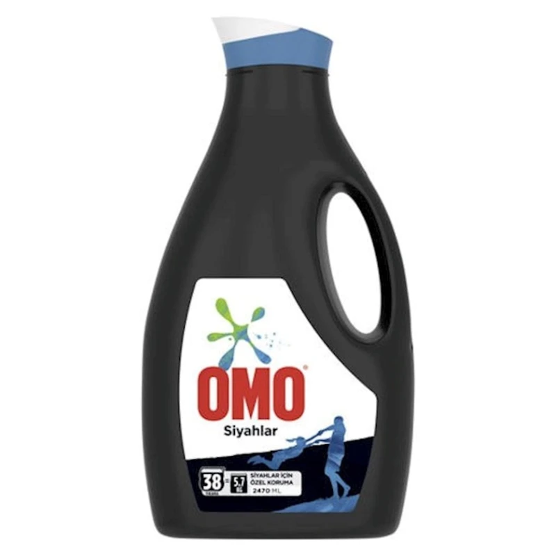 Гель для стирки Omo Liquid Black, для черного и темного белья, 2470 мл