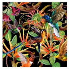 Dekupaj üçün düyü kağızı Cadence 30x30, Black UC-154