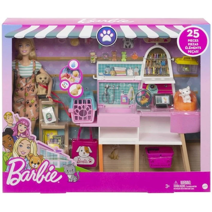 Кукла Barbie Pet Boutique Playset, 29 см Кукла Barbie Pet Boutique Playset, 29 см