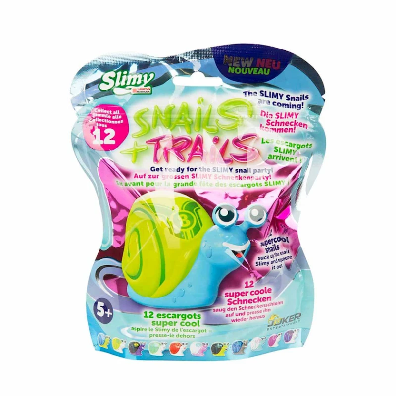 Игрушка-антистресс Slimy Snails + Trails, 90 г, товар в ассортименте Игрушка-антистресс Slimy Snails + Trails, 90 г, товар в ассортименте