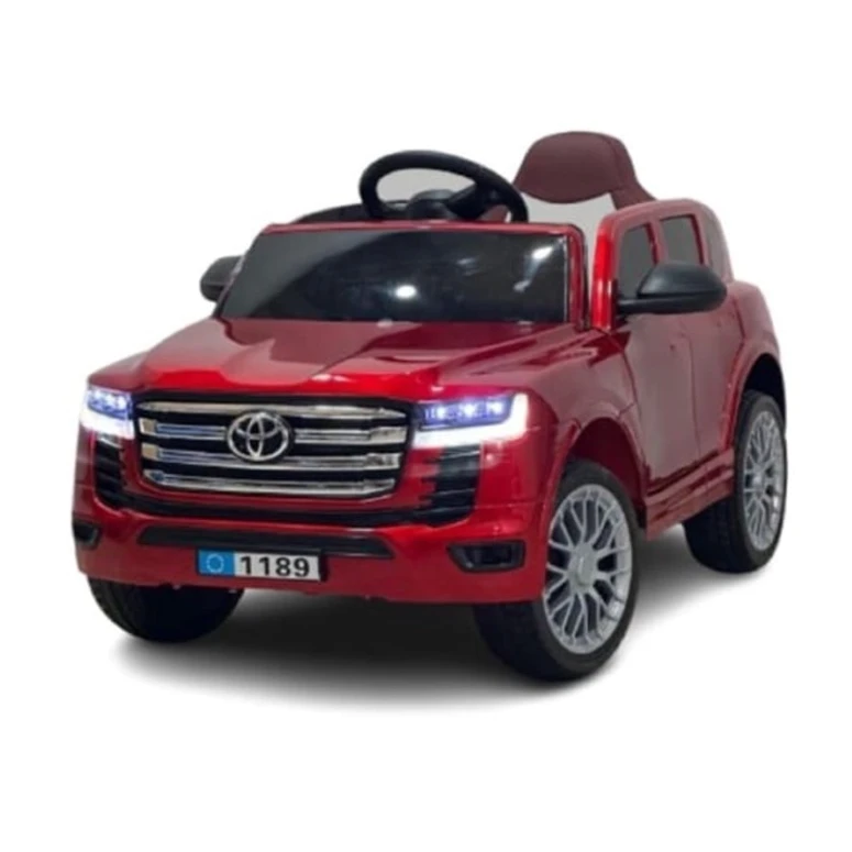 Uşaq elektrik avtomobili Land Cruiser 2 yaş üzəri qırmızı Uşaq elektrik avtomobili Land Cruiser 2 yaş üzəri qırmızı