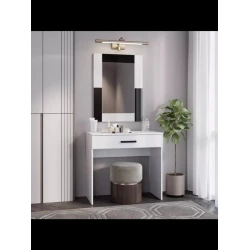 Туалетный столик Art Mebel 67, ламинат, белый, 80x60x40 см