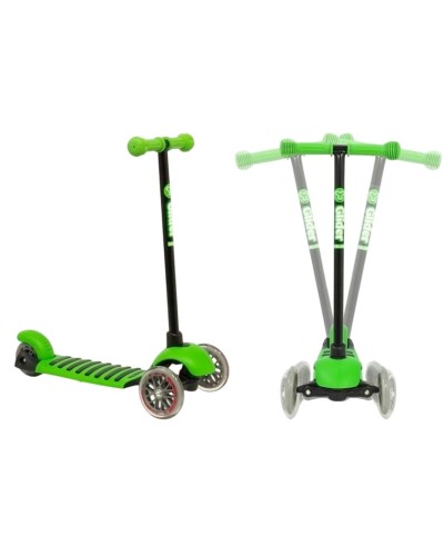 Uşaq samokatı Y-Volution Glider Deluxe, yaşıl/qara, 3+ yaş