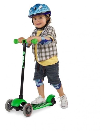 Uşaq samokatı Y-Volution Glider Deluxe, yaşıl/qara, 3+ yaş
