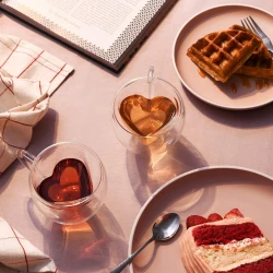 Набор чашек Ardesto AR2625GHL с двойными стенками для латте, 2 шт, 250 мл, боросиликатное стекло, прозрачный Набор чашек Ardesto AR2625GHL с двойными стенками для латте, 2 шт, 250 мл, боросиликатное стекло, прозрачный