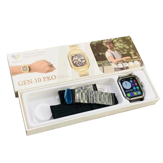 Ağıllı saat Smart Watch Gen 10 Pro, qara