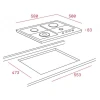 Варочная поверхность Teka EH 60 4G AI AL TR CI Варочная поверхность Teka EH 60 4G AI AL TR CI