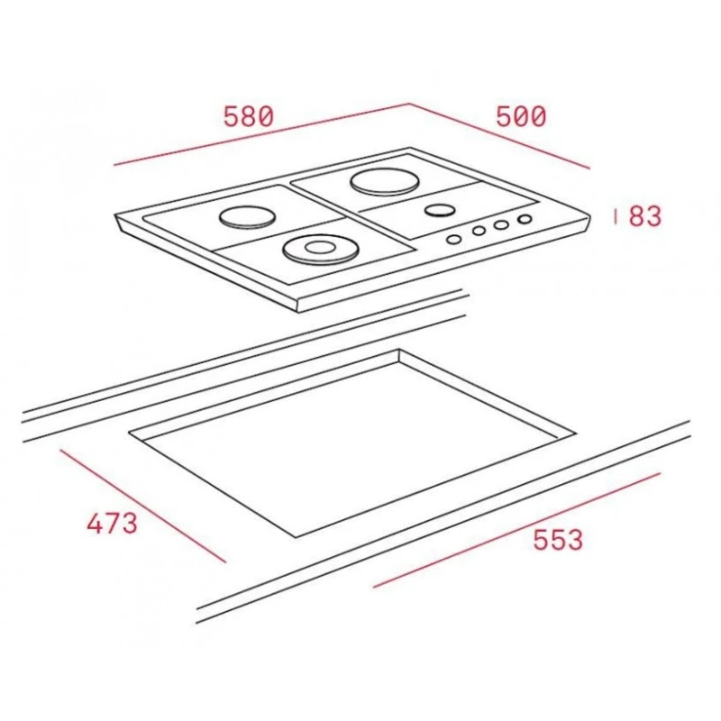 Варочная поверхность Teka EH 60 4G AI AL TR CI Варочная поверхность Teka EH 60 4G AI AL TR CI
