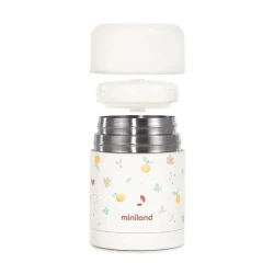 Термос для еды Miniland Valencia 89573, нержавеющая сталь, светло-розовый, 600 мл