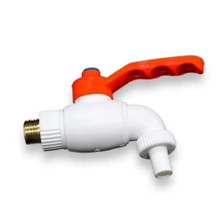 Кран сливной 15 мм, пластик, белый (TM.22229) Кран сливной 15 мм, пластик, белый (TM.22229)