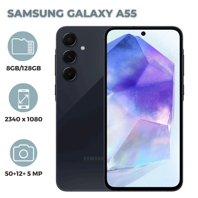 Smartfon Samsung Galaxy A55 8GB/128GB Awesome Navy Smartfon Samsung Galaxy A55 8GB/128GB Awesome Navy
